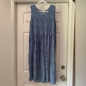 Croft & Barrow women’s petite L blue dress